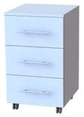 Rolling Cabinet with 3 Drawers