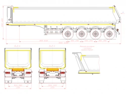Dump Semi-Trailer 951060 for Bulk Cargo Transport