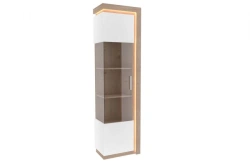 Left Showcase Cabinet Neon LD.667050.000 (Nelson/White)