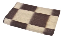 Adult Half-Wool Blankets, Multicolored and Solid Dyed, Article C109-ILSH