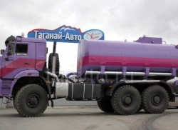 Acid Transport Tanker Type 5675K Modification 5675K5-30 on KAMAZ 65222-53 Chassis