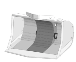 Rock Bucket with Straight Blade 7m³ Capacity PDM17-ULR-700