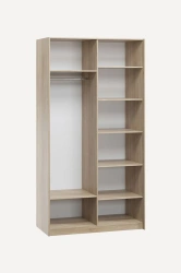 Wooden Wardrobe for Clothing and Documents