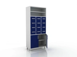 Medical File Cabinet with 12 Drawers, Model 105-004-3