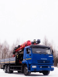 Multi-Functional Vehicle with Hydraulic Crane MKMA on KAMAZ 65117 Base 64K37G-LA