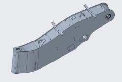 Excavator Arm Linkage Model 12417362 for Earthmoving Operations
