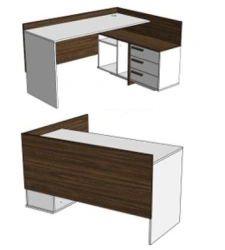 Corner Office Desk with Storage Drawers (Model TU 31.01.11-001-05065033-2021)
