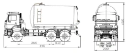 Vacuum Tank Truck MB 4680A6-40 on KAMAZ Chassis 6522-53, 6522-54, 6522-RT