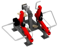 Adjustable Outdoor Power Trainer for Back, Shoulders, Biceps, and Abs - UTC-003