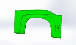 Left Rear Arc Panel with Hatch 5299-230-5402502-55/Б