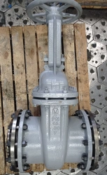 Steel Wedge Gate Valve with Rising Stem and Handwheel PN 1.6 MPa DN 400