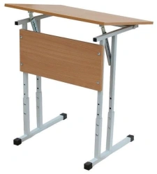 Adjustable Student Desk with Tilted Surface for Growth Groups 2-4, Model SURN-1