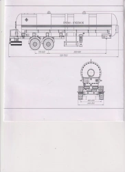 Liquefied Hydrocarbon Gas Tank Semi-Trailer PPCBT1-2, Type P2, Modification 92299-0000010-06 (Without Pump)