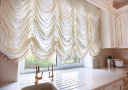 Custom Draped French Curtains - Model 012