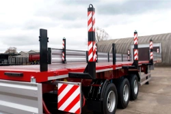 9853 Semi-Trailer with Metal Platform and Pneumatic Suspension - Models 9853-0000070-03, 04, 05, 06, 07