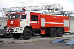 Airport Fire Truck AA-9.0-?, Model 58811K65222, Modification 58813G, KAMAZ-65222-53 Chassis