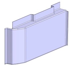 Right Lower Rear Wagon Cover Made of Polyester Fiberglass 6292-401-6001023