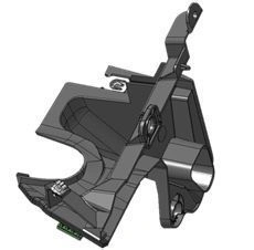 Right Side Grille Overlay Assembly for Vehicles M1 and N1 9681316381