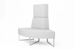 Ergonomic L7 Series Sofa for Public Spaces - Model L7-1D2B-90