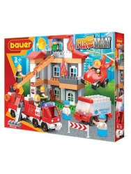 Children's Educational Firefighter Construction Set "Fire Fighting: All Included!" 253 Pieces