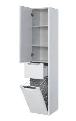 Aquaton Silva Left Column Cabinet in Polar Oak 1A215603SIW7L1