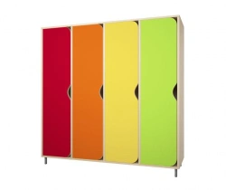 Four-Door Children's Clothes Cabinet