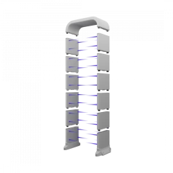 Portable Archway Metal Detector RADARPLUS Model RCT04