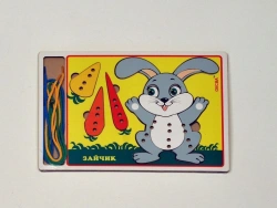 Bunny Lacing Game Educational Toy