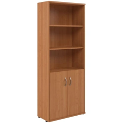 Semi-Open Document Cabinet with Shelves
