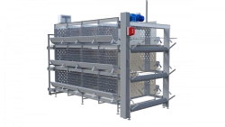 Poultry Farming Equipment for Cage Rearing of Livestock Birds