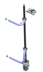 Pneumatic Door Actuator for Vehicles 40N1X100/100T1B000