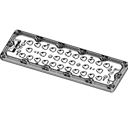 LED Light Fixture Lens AMT-ST-236x70-5050(29)-T3M