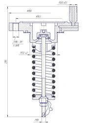 Safety Valve for LPG, Ammonia, and CO2 - GT7-171425