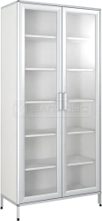 Double Door Cabinet on Round Aluminum Frame - SHM-5KN