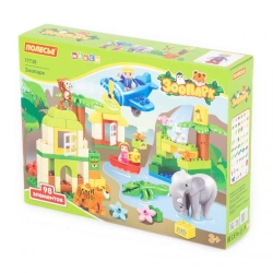 Maxi Constructor - Zoo Set (98 pieces), Art. 77738