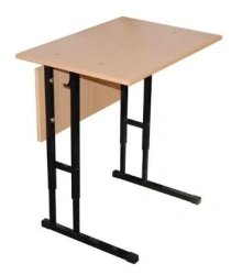 Adjustable Single Student Desk for Grades 1-7