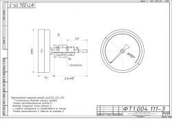 Bimetallic Thermometer TBf-223 IP65 100 OHS