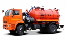 Vacuum Tank Truck MB 4680D3-40 on KAMAZ 53605-A5 Chassis