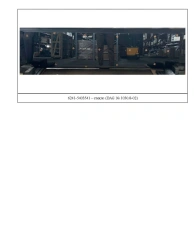 Upper Grey Glass for Trolleybus 6241-5403541, Size 364x1557mm