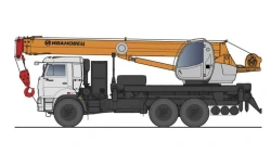 Construction Truck Crane KS-45717K-3-54 with U7810.5 Cabin