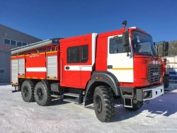 Fire Tanker Vehicle AC-4, Type 5883, Modification 58814W on Ural-4320 Chassis