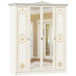 Four-Door Wardrobe Florence LD.690020.000 (Alabaster)