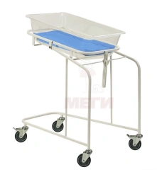 Newborn Hospital Bed Cart KTN-01-MSK (MSK-130) with Plastic Incubator
