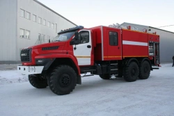 Fire Tanker Truck AC 5.0-70 Type 4673A on Ural 5557 Chassis