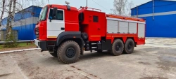 Armored Fire Tanker ACB-5.0-40(6370) 76-TB on Ural-6370 Chassis