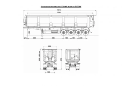 Tonar 952344 Dump Semi-Trailer for Agricultural Transport