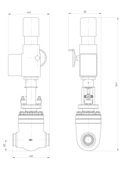 Regulating Valves S.KR Series, Type S.KRK-PK