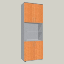 Document Cabinet with Two Open Shelves Model ShD-3