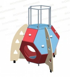 Children's Play Complex for Thematic Games and Physical Development, Model Romana 115.16.00