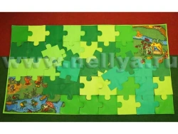 Non-slip Puzzle Mat "Nellia" - 180x100 cm